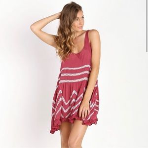 Free People Voile Lace Trapeze Slip Dress